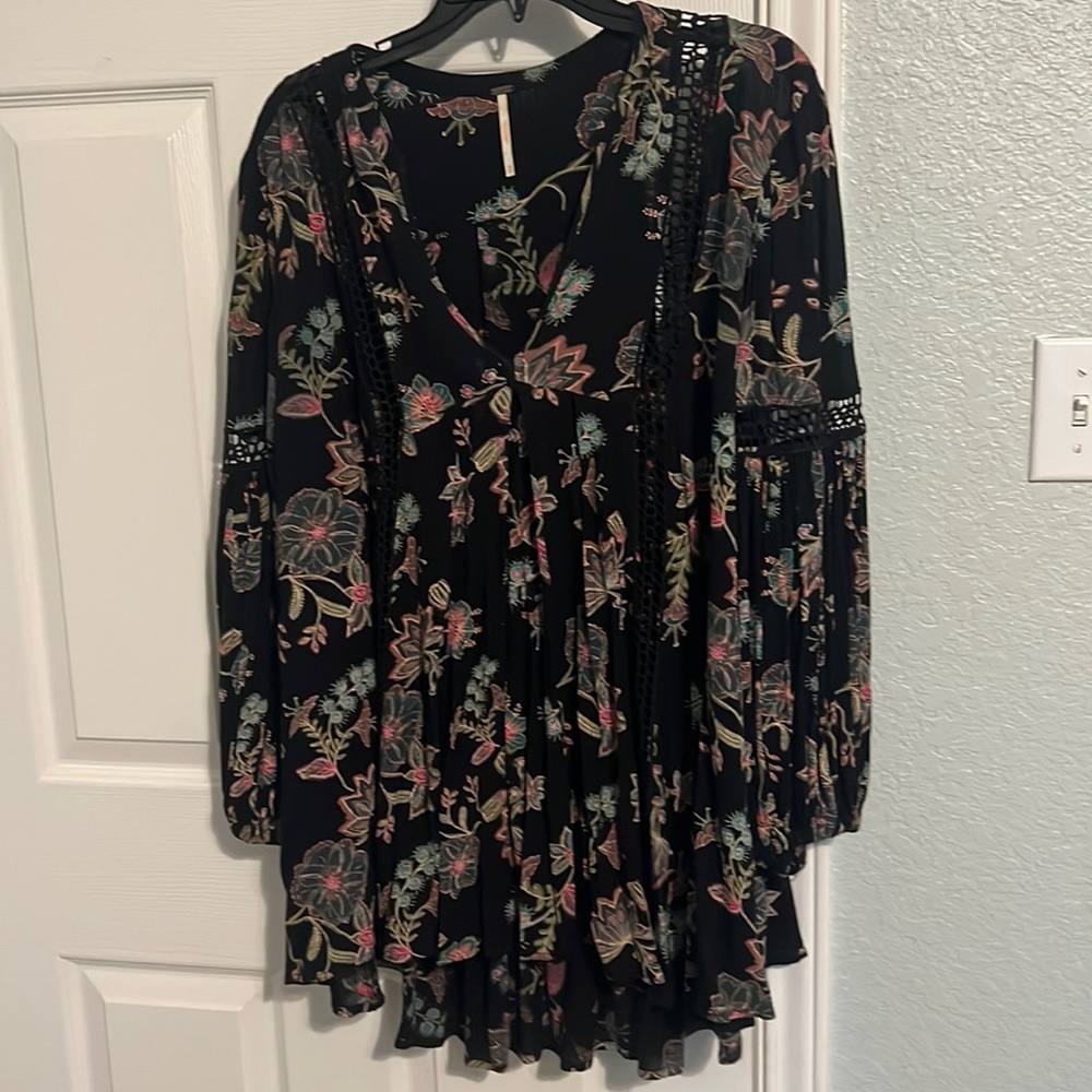 Free People Tunic XS Black